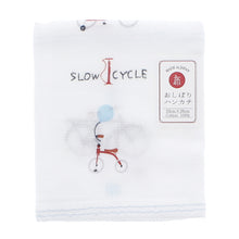 Load image into Gallery viewer, Imabari Towel Handkerchief Hagoromo Gauze Wet Hand Chico Blue 33 x 38 cm