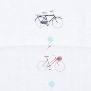 Imabari Towel Handkerchief Hagoromo Gauze Wet Hand Chico Blue 33 x 38 cm