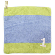 画像をギャラリービューアに読み込む, ?yIMABARI Towel?z mama&me NUMBER-COLOR Kids Hand Towel (Length 28?~ Width 29cm) Light Blue (NO.1)