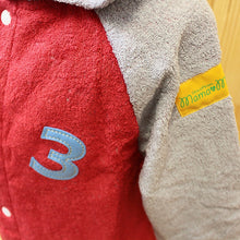 画像をギャラリービューアに読み込む, ?yIMABARI Towel?z mama&me NUMBER-COLOR Kids Bathrobe M (Size: Length Approx. 60?~ Width 42cm) Red (NO.3)