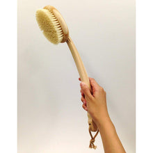 Load image into Gallery viewer, OHE &amp; Co. Bath-Mate Body Brush Curved Handle Soft
