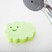 画像をギャラリービューアに読み込む, AISEN Bathroom Stick-on Cleaning Sponge Green
