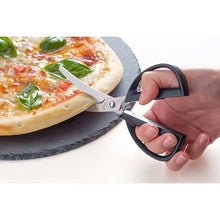 Cargar imagen en el visor de la galería, KAI Sekimagoroku Compact Cap Kitchen Scissors With Cap Made In Japan Black Approx. 7×16.6×1cm