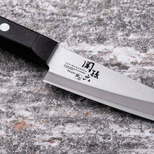 Cargar imagen en el visor de la galería, KAI Sekimagoroku Azuchi Petty Petite Utilty Small Knife Kitchen Knife Made In Japan Silver 120mm
