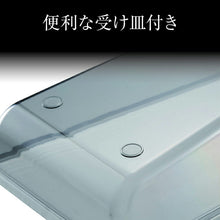 Load image into Gallery viewer, KAI Sekimagoroku Radish Grater With Saucer Regular Made In Japan Black Approx. 10.8×32.5×7.1cm