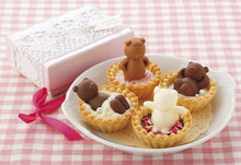 Load image into Gallery viewer, Baking Accessory Tart Tartlet Decoration Chocolate Silicon Mould Type Bathing Cute Bear 3D Design Cake Figurine
