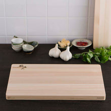 Load image into Gallery viewer, KAI Sekimagoroku Cutting Board Hinoki Cypress Wood Natural Approx. 39�~24cm