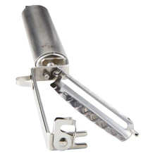 将图片加载到图库查看器,KAI Sekimagoroku Vertical Long Peeler Made In Japan Silver Approx. 24×3.5×2cm