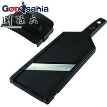 Load image into Gallery viewer, KAI Sekimagoroku WideCabbage Slicer with Guard Made In Japan Black Approx. 14×37×5.5cm