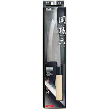 Load image into Gallery viewer, KAI Sekimagoroku Kinju Honko Kitchen Knife Japanese Kitchen Knife Pointed Carver 150mm Left-handed