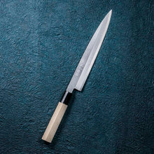 Load image into Gallery viewer, KAI Sekimagoroku Kinju Honko Kitchen Knife Sashimi Japanese Kitchen Knife Made In Japan Silver 210mm