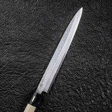 Load image into Gallery viewer, KAI Sekimagoroku Kinju Honko Kitchen Knife Japanese Kitchen Knife Sashimi Made In Japan Silver 240mm