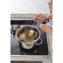 将图片加载到图库查看器,KAI SELECT100 Misokoshi Miso Strainer Ladle with Silicon Spatula
