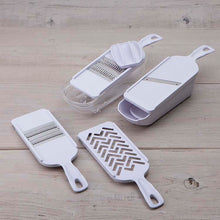 Load image into Gallery viewer, KAI SELECT100 Cooker Set White Compact Convenient Basic Cooking Tools Grater Slicer Julienne Shredder