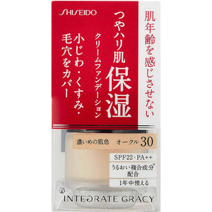 Shiseido Integrate Gracy Moist Cream Foundation Ocher 30 (SPF22 / PA ++) 25g