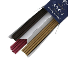 Load image into Gallery viewer, Kayuragi Incense & Mini Ceramic Holder Mixed Set - Aloeswood, Cherry Blossom, Sandalwood 45 Sticks