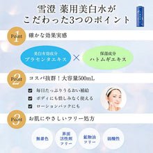Load image into Gallery viewer, Yukisumi Medicated Whitening Water 500ml Facial Lotion
