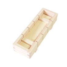 将图片加载到图库查看器,Japanese Cypress Wooden Pressed Sushi Device Sushi Press Mould (5 Pc Cut)