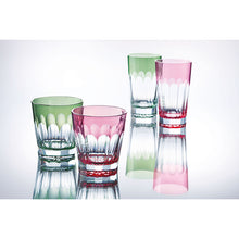 将图片加载到图库查看器,Toyo Sasaki Glass Cold Sake Glass  Yachiyo Cut Glass KaleidoscopeCup Nanten Pattern Made in Japan Purple Approx. 85ml LS19759SP-C694-S4