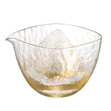 Load image into Gallery viewer, Toyo Sasaki Glass Lipped Bowl Edo Glass Yachiyogama Kiln Cold Sake?i Gold Approx. 265ml 63705
