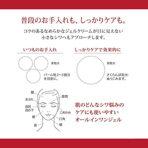 KOSE Grace One Wrinkle Care Moist Gel Cream 100g Japan Anti-aging All-in-One Skin Care