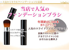 Load image into Gallery viewer, Made In Japan Slide Face Make-Up Cosmetics Brush (MR-214)
