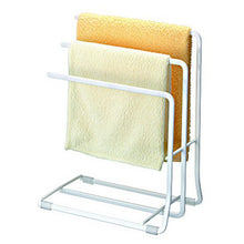 Load image into Gallery viewer, Cloth Towel Hanger Stand "N-POSE" White 2632