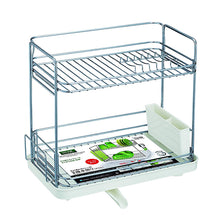 将图片加载到图库查看器,ASVEL N POSE Vertical & Horizontal Storage Use Clear Coat2 Layer Water Drainage Slim 5514 White