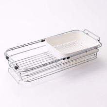 将图片加载到图库查看器,ASVEL N POSE Sliding Expandable Drainage(Inner Basket Included) 5515 White