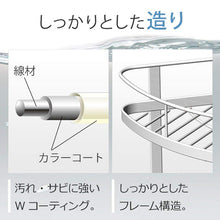 将图片加载到图库查看器,W-Coated Corner Stand 2-Layers "LUX" White