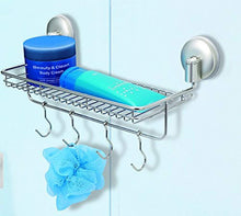 Cargar imagen en el visor de la galería, Stainless Steel  Wall Rack Hook With Lever-type & Suction Pad "LUX" Silver