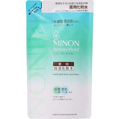 MINON Amino Moist Medicated Acne Care Lotion Refill 130ml Sensitive Combination Skin Moisturizer