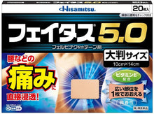 将图片加载到图库查看器,Feitas.5.0 Tape with Felbinac Big 20 Sheets, Joint Muscle Pain Relief