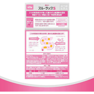 Surulac Plus 40 Tablets Japan Medicine Constipation Relief Hemorrhoids Dull Headache Hot Flash Appetite Loss