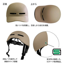 Laden Sie das Bild in den Galerie-Viewer, Trade One Helmet SG Cycle Helmet SG Certified Approx. 58-61cm Available in 4 Colors (Bicycle Helmet, Cycle Helmet, Bicycle Helmet, Bicycle Accessories, SG Helmet, SG Certified, SG Mark)
