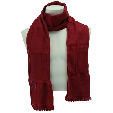 Towel muffler FOR MEN red