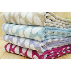 Towel BUBBLE Bath Towel Approx. 58 x 120cm Lila Purple