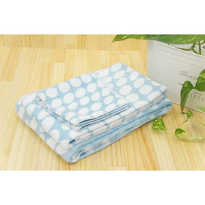BUBBLE Bath Towel Approx. 58 x 120cm Blue