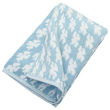 Laden Sie das Bild in den Galerie-Viewer, Bath towel Imabari TREFLE (height 120 x width 58cm) Blue (KF-2500)
