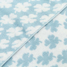 Laden Sie das Bild in den Galerie-Viewer, Bath towel Imabari TREFLE (height 120 x width 58cm) Blue (KF-2500)
