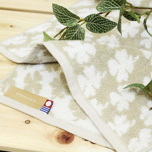 Face Towel Imabari TREFLE (Length 85 x Width 32cm) Beige (KG-1000)
