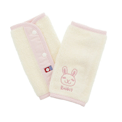 Sucking Pad Pile Gauze Rabbit Pastel Pink Approx. 22 x 18cm (per piece) JD-2200