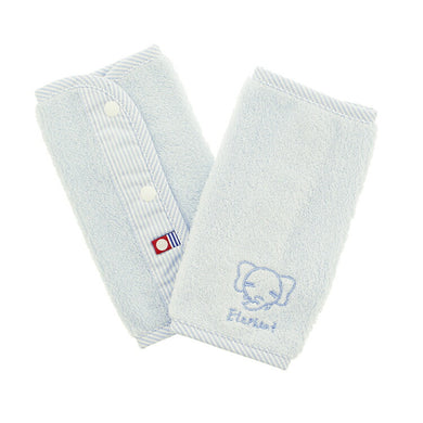 Sucking Pad Pile Gauze Elephant Pastel Blue Approx. 22 x 18cm (per piece) JD-2200