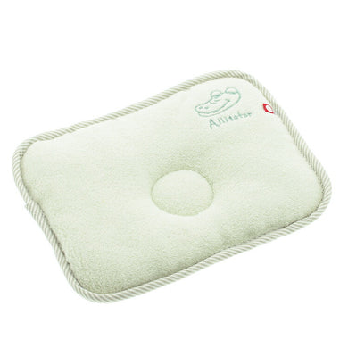 Baby Pillow Pile Gauze Crocodile Pastel Green Approx. 20 x 25cm JE-2200