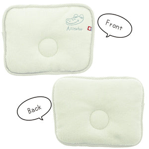 Baby Pillow Pile Gauze Crocodile Pastel Green Approx. 20 x 25cm JE-2200
