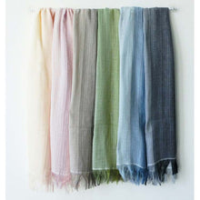 将图片加载到图库查看器，Stole Gradation Japanese Warbler x Light Green Approx. 58 x 185cm (including fringe) GU-2800
