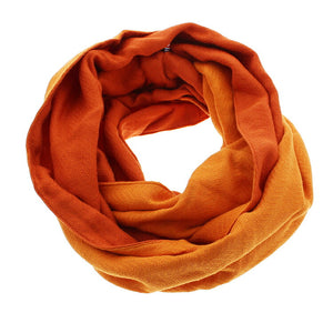 Snood cotton orange approx. 33 x 150cm GT-3800