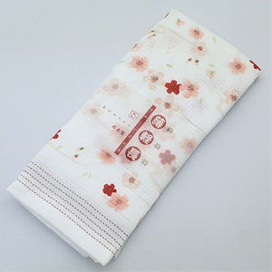Face Towel Cloth Reading Sakura 33�~100cm Pink