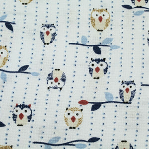 Face Towel Cloth Reading Owl 33 x 100cm
