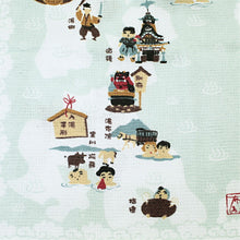 Cargar imagen en el visor de la galería, Face Towel Cloth Goyomi Japanese Hot Spring 33 x 100cm
